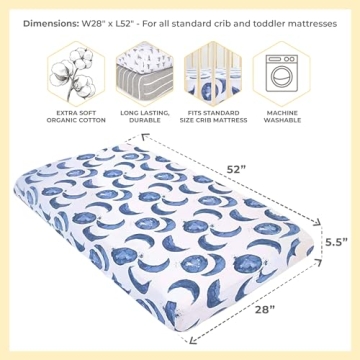 Burt's Bees Organic Cotton Crib Sheets for Babies