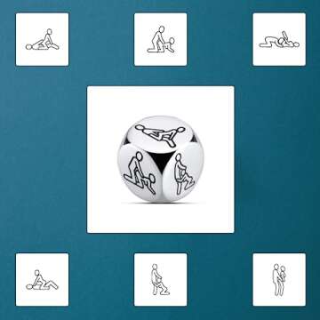 Stocking Stuffers for Men Women Christmas Valentine's Gifts for Boyfriend Husband White Elephant Gifts Santa Swap Gift Exchange Funny Dice Birthday Date Night Gifts for Him Her