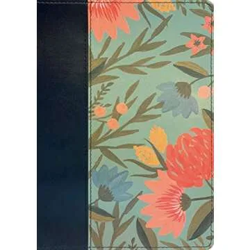 NLT Life Application Study Bible, Third Edition (LeatherLike, Teal Floral, Red Letter)