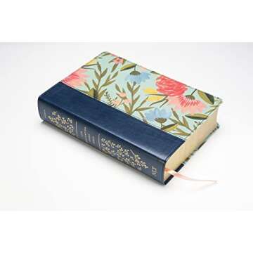 NLT Life Application Study Bible, Third Edition (LeatherLike, Teal Floral, Red Letter)