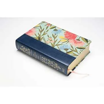 NLT Life Application Study Bible, Third Edition (LeatherLike, Teal Floral, Red Letter)