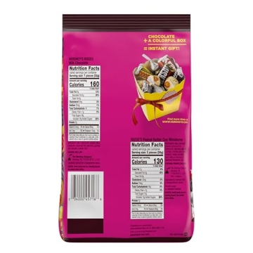 HERSHEY'S and REESE'S Miniatures Assorted Chocolate Candy Party Pack, Halloween Candy, 32.9 oz