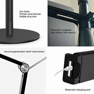 Viozon 3-in-1 Selfie Live Stand for Enhanced Streaming