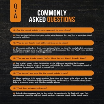 Wholesome Pride Sweet Potato Chews 100% All-Natural Single Ingredient Dog Treats, 8 oz