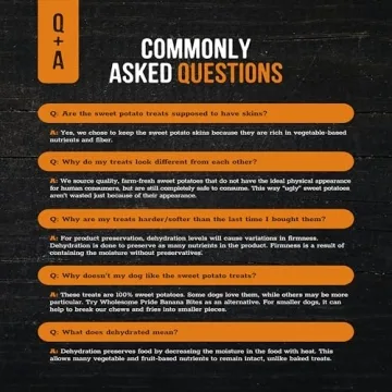 Wholesome Pride Sweet Potato Chews 100% All-Natural Single Ingredient Dog Treats, 8 oz