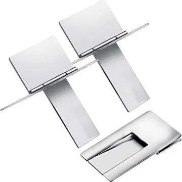 3 Pieces Stainless Steel Foldable Cigar Holder for Father's Day - Compact & Stylish