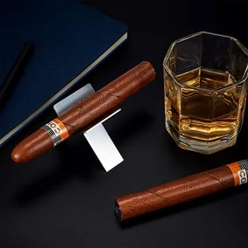 Durable Stainless Steel Cigar Holder - Portable & Fancy