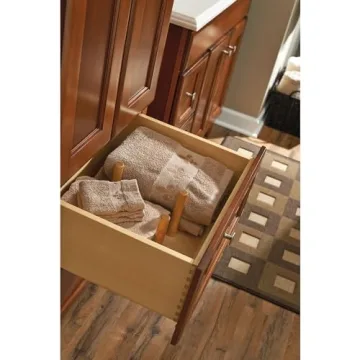 Customizable Maple Wood Kitchen Drawer Organizer by Rev-A-Shelf