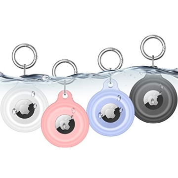 Lanteso AirTag Keychain for Apple Airtags Holder