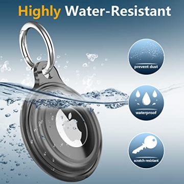 Lanteso AirTag Keychain for Apple Airtags Holder