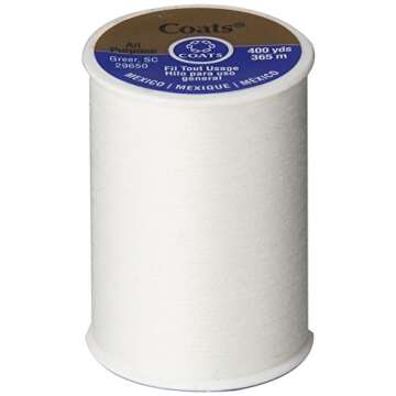 Coats & Clark Thread 400 Yards Strong Reliable Sewing