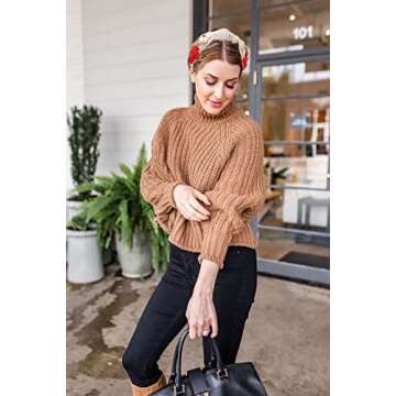 ZITULRY Rhinestone Headband For Women Statement Crystal Knotted Turban Hairband Handmade Beaded Embroidered Flower Hair Hoop Elastic Fancy Wide Hair Accessories for Girls Jewelry Gift, White