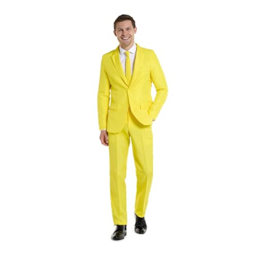 Offstream Men's Yellow Party Suit - Stylish Costume for Any Event