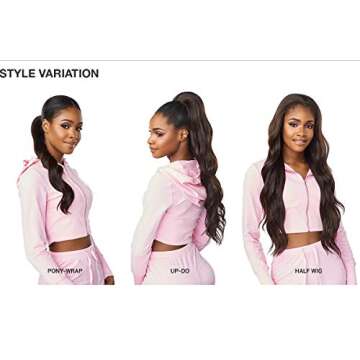 Sensationnel Half Wig N Pony Wrap Instant Up N Down UD 4 (1)