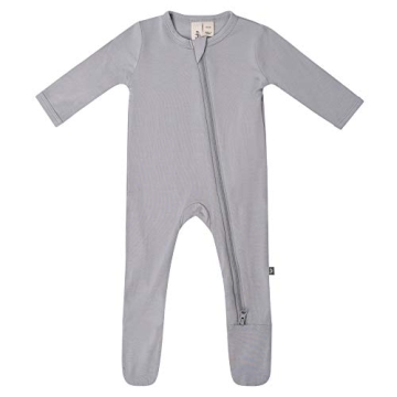 KYTE BABY Unisex Zipper Closure Footies - Sustainable Comfort for Babies