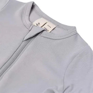 KYTE BABY Unisex Soft Zipper Closure Footies for Infants