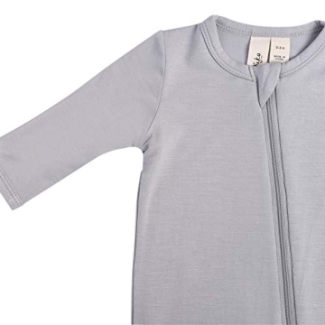 KYTE BABY Unisex Soft Zipper Closure Footies for Infants