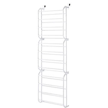 Whitmor 36 Pair Shoe Rack for Doors - Durable & Stylish