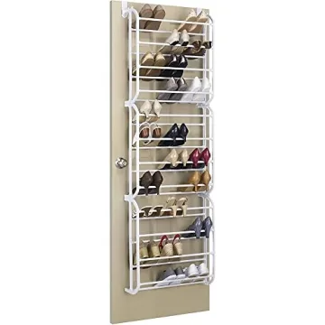 Whitmor 36 Pair Shoe Rack for Doors - Durable & Stylish