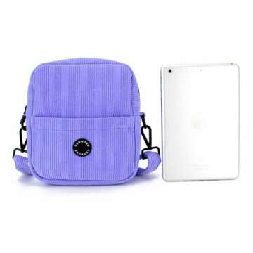 COOWONE Dog Treat Pouch,Velvet Dog Training Pouch Bag Built-in Poop Bag Dispenser | Large Capacity Pet Treat Training Bag for Treats, Kibbles, Pet Toys (lightpurple)