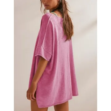 Tankaneo Women's Oversized T-Shirt Tunic for All Occasions