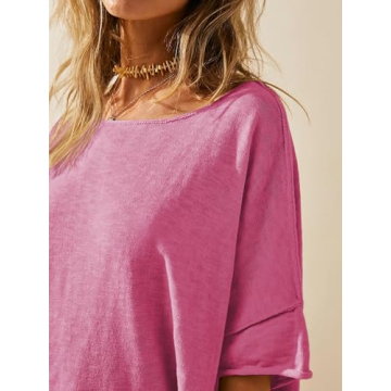 Tankaneo Women's Oversized T-Shirt Tunic for All Occasions