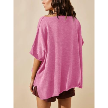 Tankaneo Women's Oversized T-Shirt Tunic for All Occasions