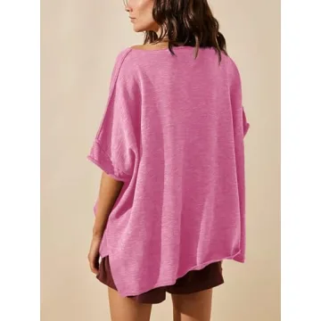 Tankaneo Women's Oversized T-Shirt Tunic for All Occasions