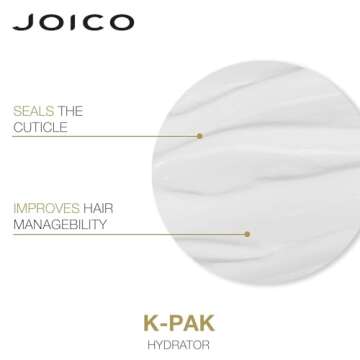 Joico K-Pak Hydrator Intense Treatment | For Dry, Damaged Hair | Boost Shine | Improve Elasticity | Instant Hydration & Softness | With Keratin & Evening Primrose Oil | 8.5 Fl Oz