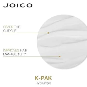 Joico K-Pak Hydrator Intense Treatment | For Dry, Damaged Hair | Boost Shine | Improve Elasticity | Instant Hydration & Softness | With Keratin & Evening Primrose Oil | 8.5 Fl Oz