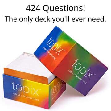 TOPIX - 424 Conversation Starters | Family & Date Night Ice Breakers