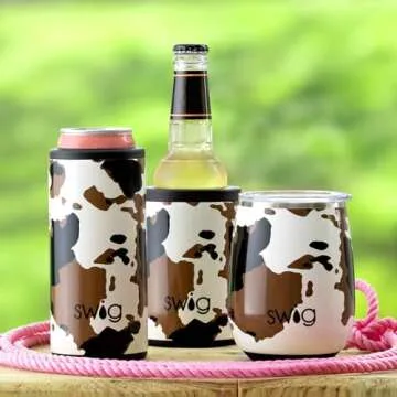 Swig Life Skinny Can Cooler for Cold Drinks on the Go