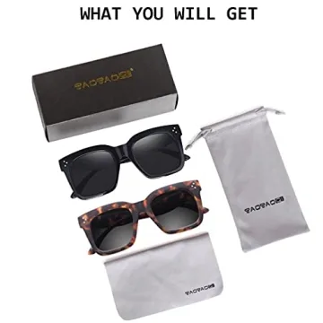 TAOTAOQI Vintage Women Oversized Sunglasses for Style