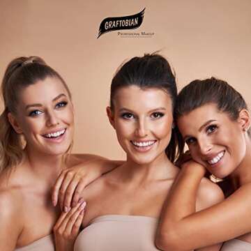 GlamAire Airbrush Makeup by Graftobian - High Definition Airbrush Foundation, Professional Formula for Long-Lasting Wear, For Makeup Artists and Beauty Aficionados, Made in USA, Buttermilk