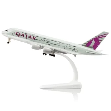 Qatar A380 Diecast Airplane Model - Perfect Gift for Enthusiasts
