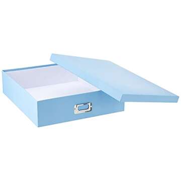 Pioneer Jumbo Scrapbook Storage Box, Sky Blue