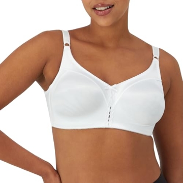 Bali Women's Double Support Wire-Free Bra, Perfect Fit for Comfort, Size 34B