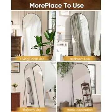 Stylish ANTOK Arched Full Length Mirror for Every Home