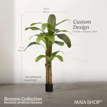 Transform Your Decor with 6ft Artificial Banana Tree
