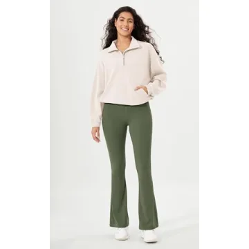 ODODOS Cloud Feeling Flared Pants for Women, 32" Inseam