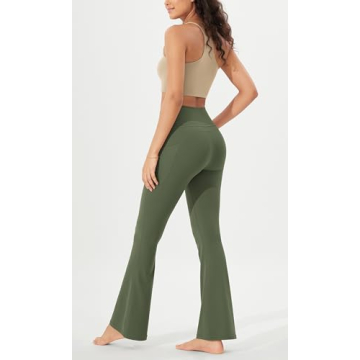 ODODOS Cloud Feeling Flared Pants for Women, 32" Inseam