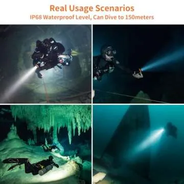 ORCATORCH D620 V2.0 2700 Lumen Dive Light for Scuba