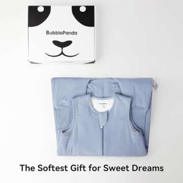 BubblePanda Toddler Sleep Sack with Feet - 2T to 3T