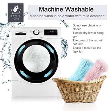 junovo Plush Faux Fur Seat Cushion for Ultimate Comfort