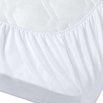 Home Sweet Home 300 Thread Count 100% Egyptian Cotton Hypoallergenic Down Alternative 2" Inch Mattre...