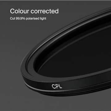 Urth CPL Lens Filter - Enhance Vibrant Images