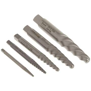 IRWIN Screw Extractor for Spiral Screws, 5-Piece (53535)