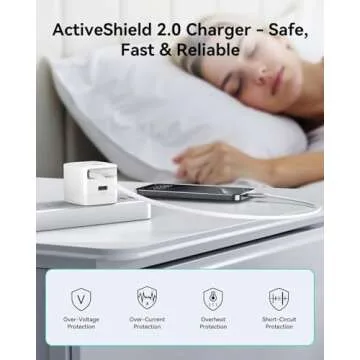 30W GaN USB-C Charger Block with Retractable Cable