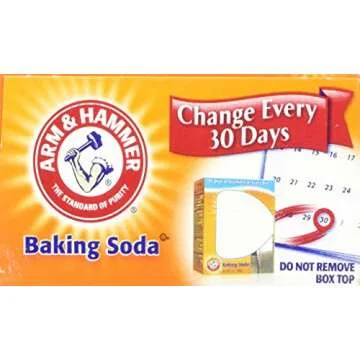 Arm & Hammer Fridge-N-Freezer Baking Soda Odor Absorber, 14 Ounces (Pack of 6)