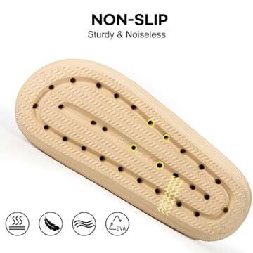 LongBay Adjustable EVA Slide Slippers for All Adults